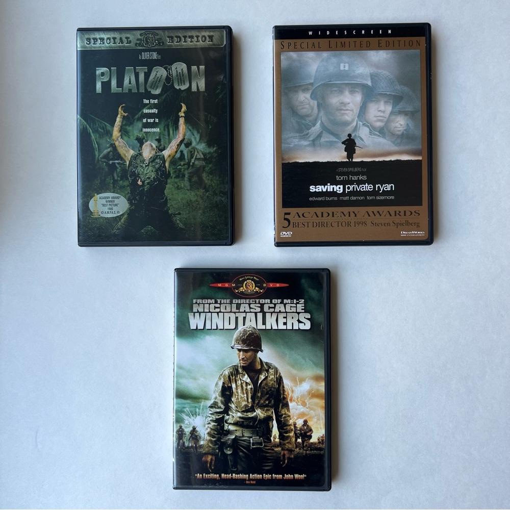 War Movie Collection; 3 Movies